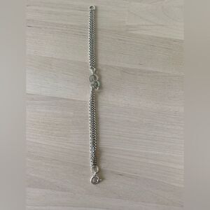 ”Britney” Vintage Sterling Silver "Letter B" Bracelet
